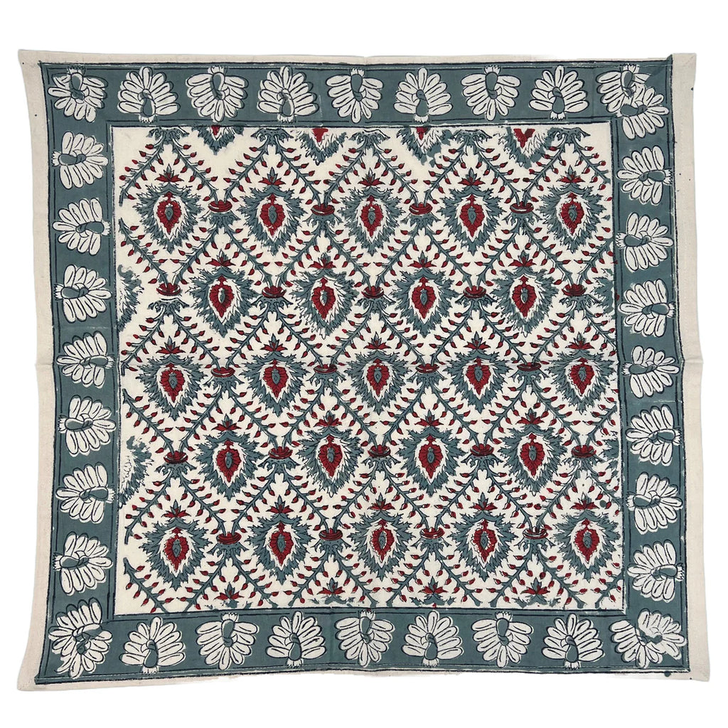 Cabana Napkin - Set of 8 and  Tablecloth, Crimson Clover