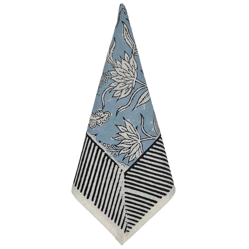 Cabana Napkin - Set of 8 and  Tablecloth, Flowers and Feathers