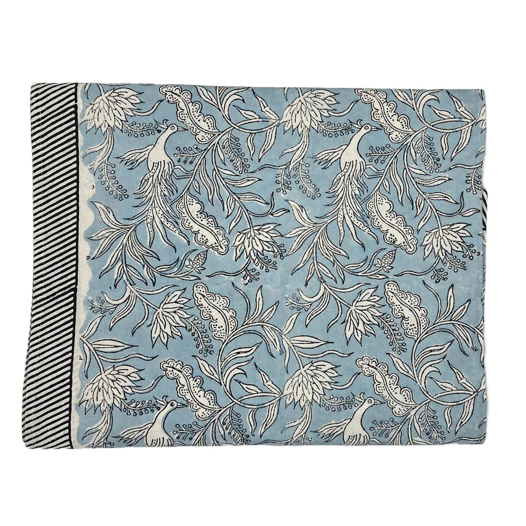 Cabana Napkin - Set of 8 and  Tablecloth, Flowers and Feathers