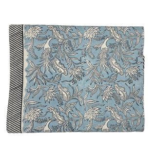 Cabana Napkin - Set of 8 and  Tablecloth, Flowers and Feathers