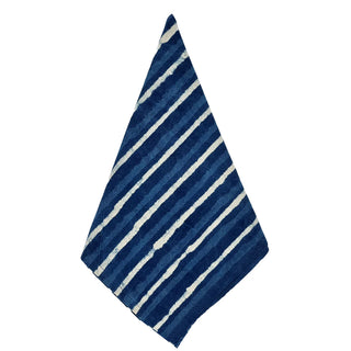 Cabana Napkin  - Set of 8, Indigo Stripe