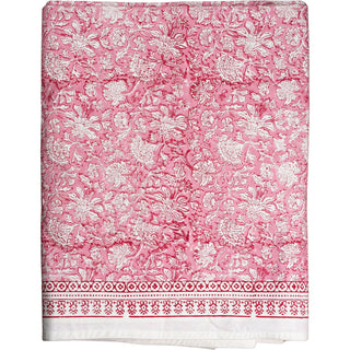 Cabana Napkins - Set of 8, and Tablecloth, Petals & Plums