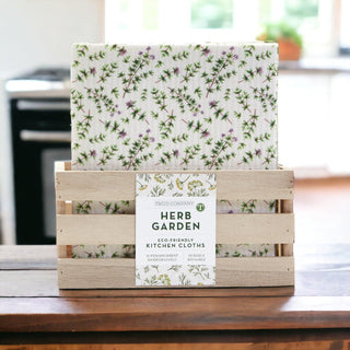 Herb Garden Biodegradable Kitchen Cloth – Eco-Friendly Multipurpose Cleaning Cloth