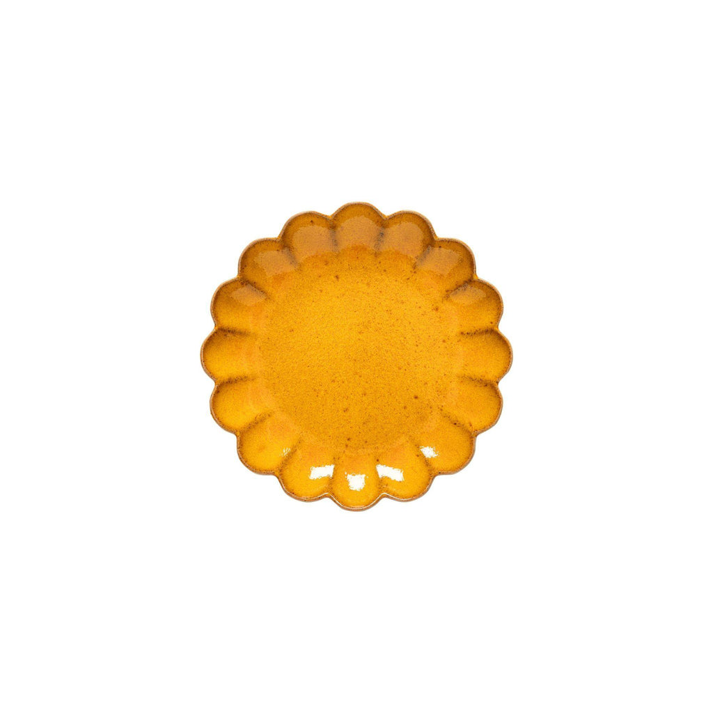 COSTA NOVA – Casafina Marrakesh Appetizer Plate, White/Yellow/Blue/Green – Colorful Stoneware Starter Plate