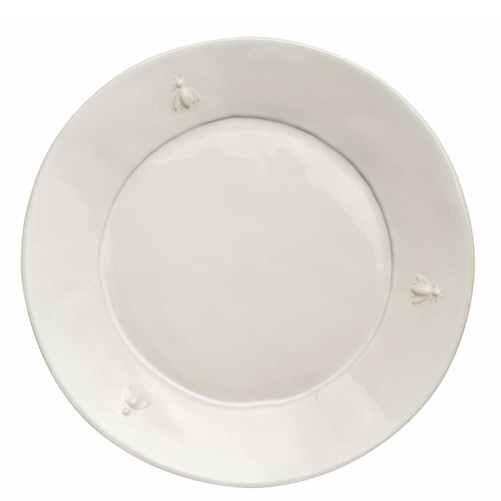 Bee Ceramic Dinner Plates — Set of 4