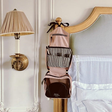 Folding/Hanging Toiletry Case – Pink/Blush