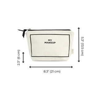 My Makeup Pouch, Coated Lining – Cream