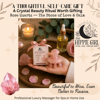 Rose Quartz Scalp Ritual™ – Pressure Point Crystal Scalp Massager