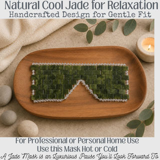 Terra Jade Natural Eye Mask – Cooling Xiuyan Jade Crystal Eye Therapy