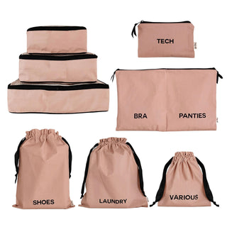 BA Travel Set, 8-pack – Pink/Blush