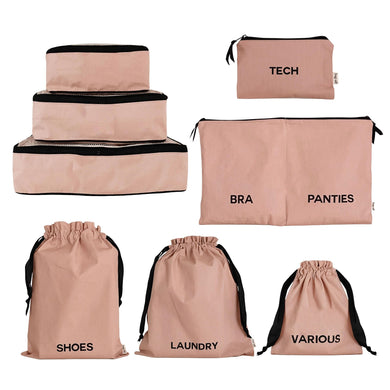 BA Travel Set, 8-pack – Pink/Blush