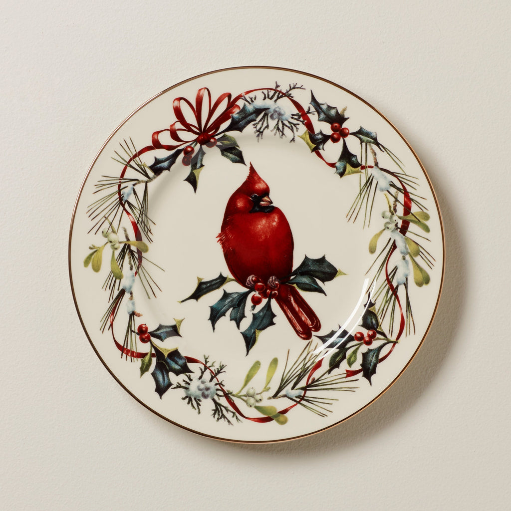 Lenox Winter Greetings Accent Plate, porcelain