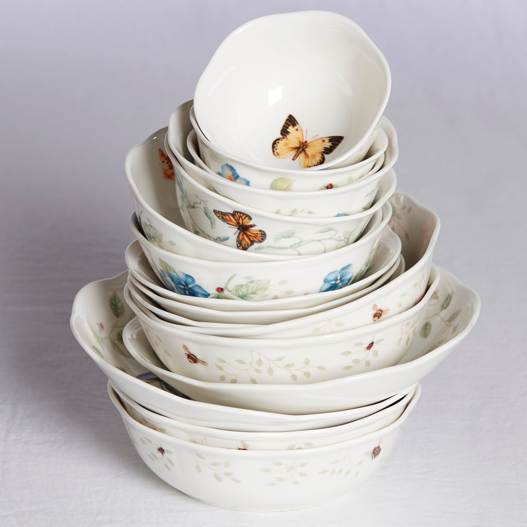 Lenox Butterfly Meadow Dessert Bowl, porcelain (view 3)