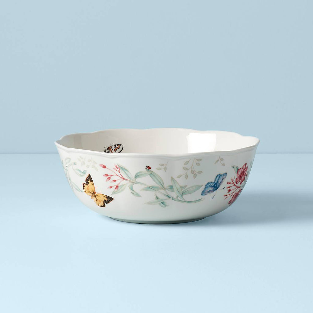Lenox Butterfly Meadow Large Serving Bowl, porcelain