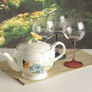 Lenox Butterfly Meadow Teapot, porcelain (view 7)
