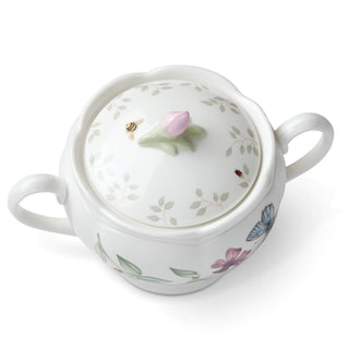 Lenox Butterfly Meadow Sugar Bowl, porcelain (view 3)
