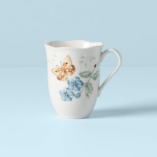 Lenox Butterfly Meadow Orange Sulphur Mug, porcelain