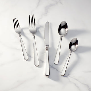 Lenox Pearl Platinum 20-Piece Flatware Set, 18/10 stainless steel