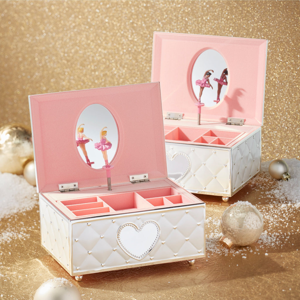 Lenox Childhood Memories Musical Ballerina Jewelry Box, silverplate/stamped steel (view 2)