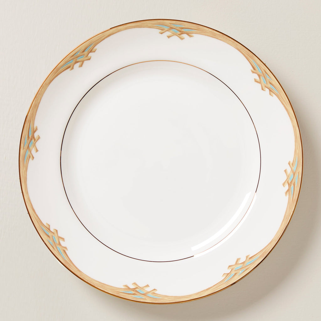 Lenox British Colonial Bamboo Dinner Plate, porcelain
