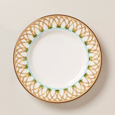 Lenox British Colonial Bamboo Accent Plate, porcelain