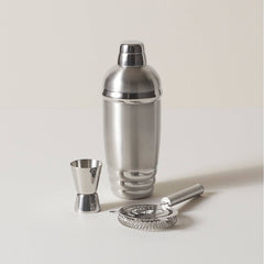 Lenox Tuscany Classics Stainless Steel Cocktail Shaker & Strainer, stainless steel