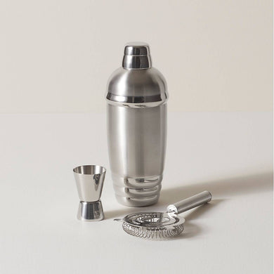 Lenox Tuscany Classics Stainless Steel Cocktail Shaker & Strainer, stainless steel