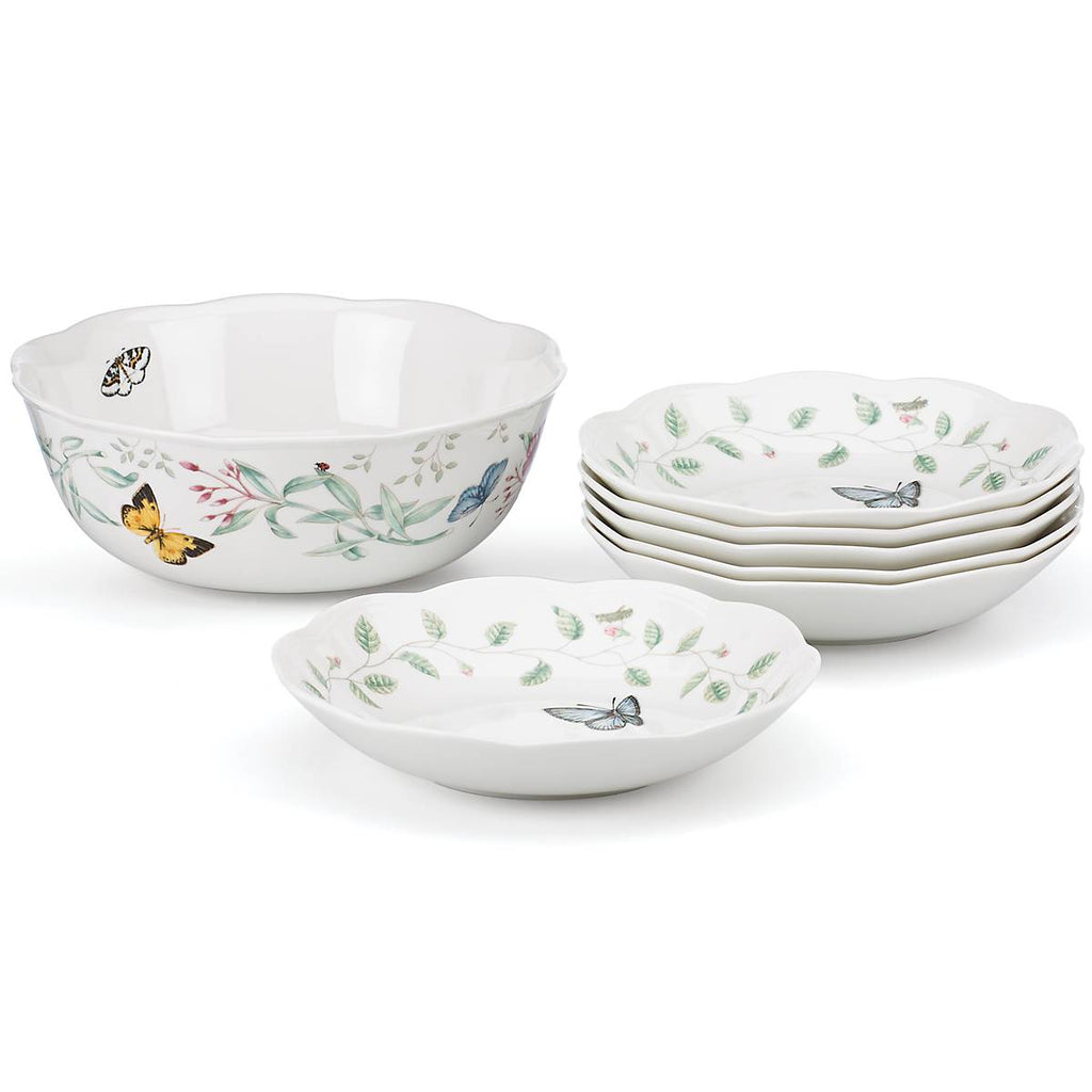 Lenox Butterfly Meadow 7-Piece Bowl Set, porcelain (view 4)