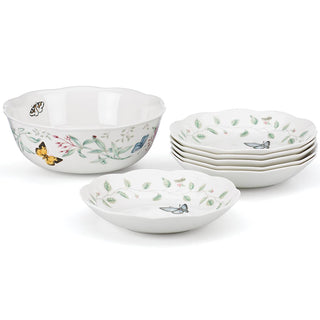 Lenox Butterfly Meadow 7-Piece Bowl Set, porcelain (view 4)