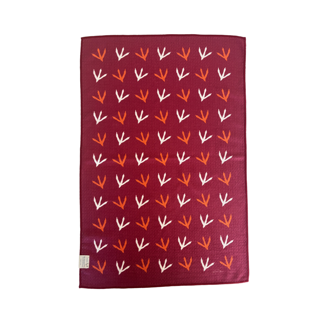 Elegant Spirit Hokie Double-Sided Tea Towel