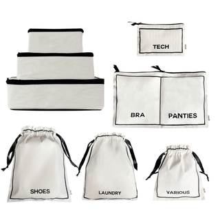 BA Travel Set, 8-pack – Cream