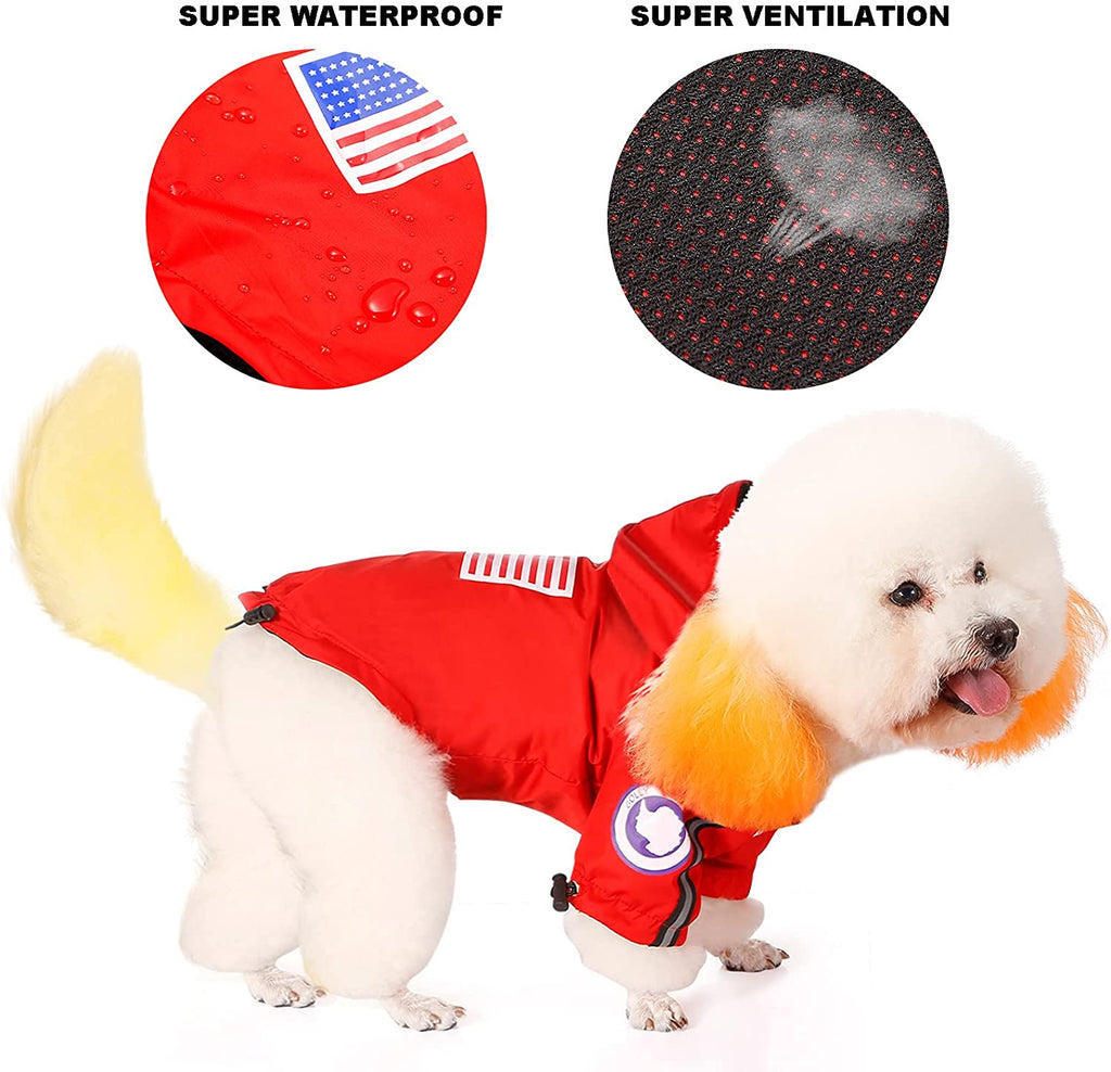 The Dog Face Pet Raincoat – Waterproof Windproof Hooded Jacket
