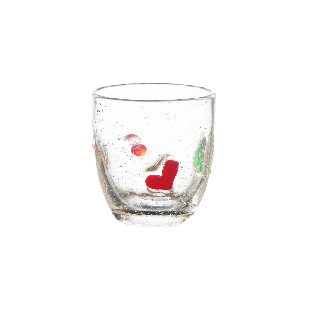 Jingle Bubble-Glass Double Old Fashioned/Highball, Set of 4