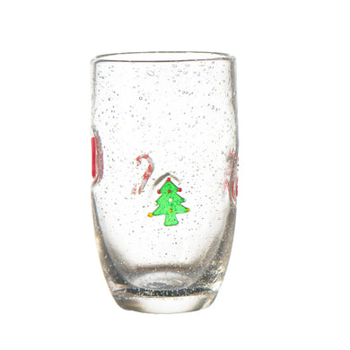 Jingle Bubble-Glass Double Old Fashioned/Highball, Set of 4