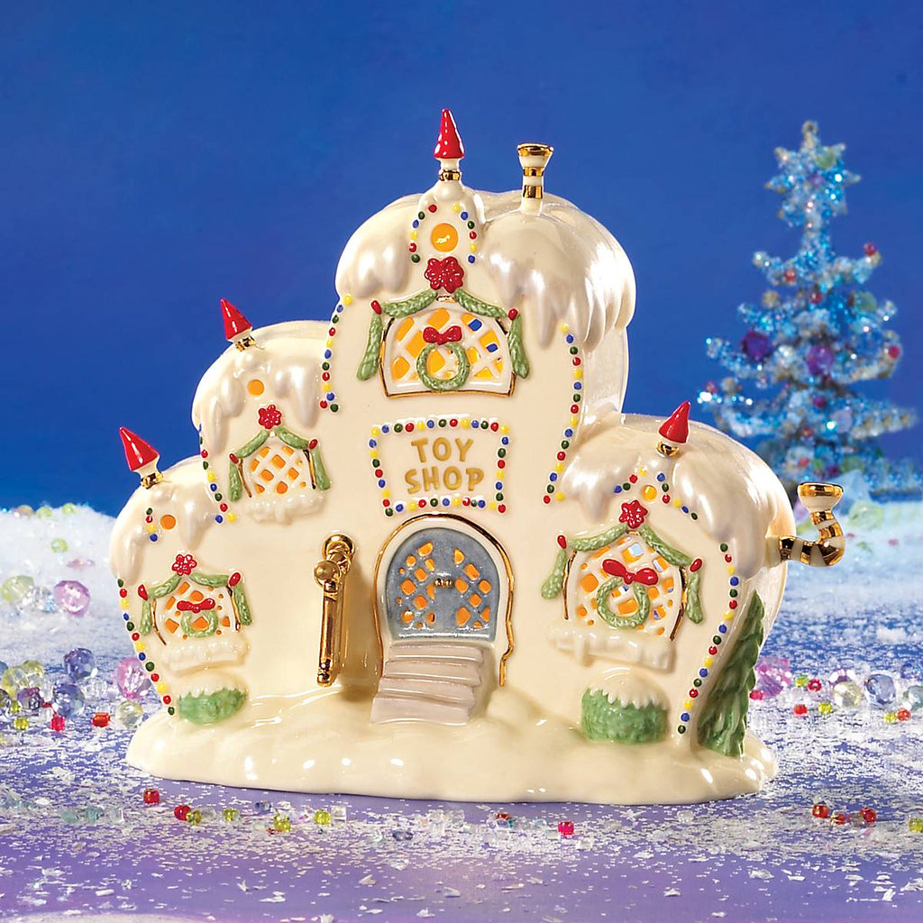 Lenox Who-Ville Toy Store Lit Figurine, porcelain (view 4)