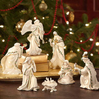 Lenox Holiday 7-Piece Mini Nativity Set, porcelain (view 2)