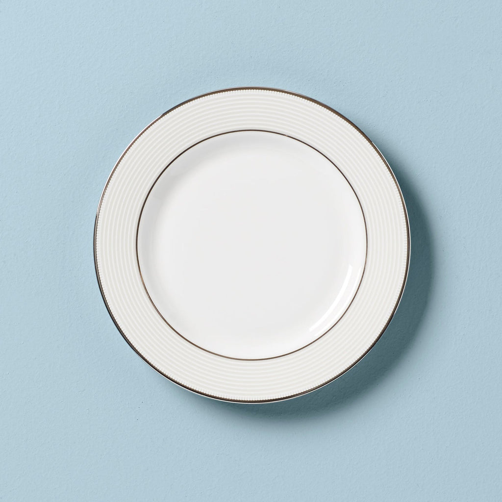 Lenox Opal Innocence Stripe Bread Plate, bone china