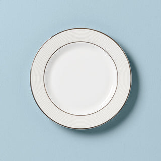 Lenox Opal Innocence Stripe Bread Plate, bone china