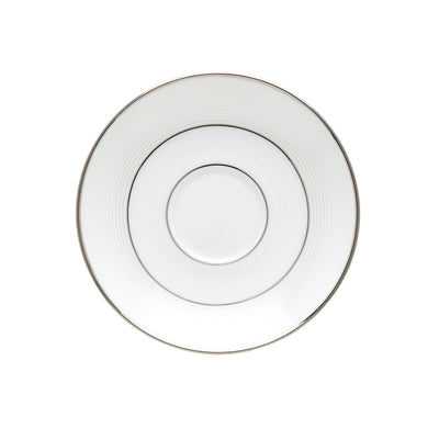 Lenox Opal Innocence Stripe Saucer, bone china