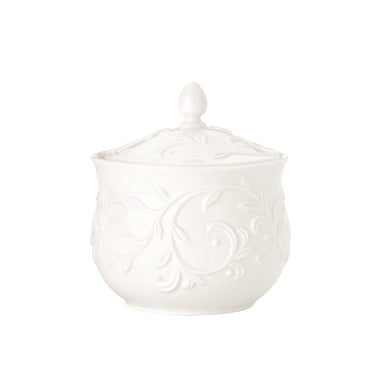 Lenox Opal Innocence Carved Sugar Bowl, porcelain