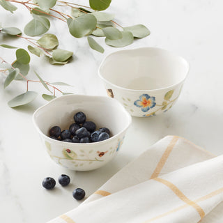 Lenox Butterfly Meadow Dessert Bowl, porcelain (view 2)