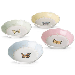 Lenox Butterfly Meadow Fruit Bowls, Set 4, porcelain (view 4)