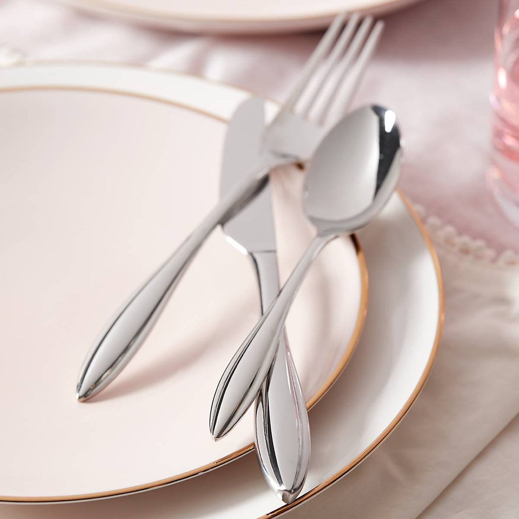 Lenox Sculpt 65-Piece Flatware Set, 18/10 stainless steel (view 4)