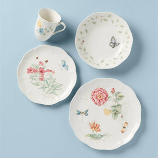 Lenox Butterfly Meadow 4-Piece Place Setting, porcelain