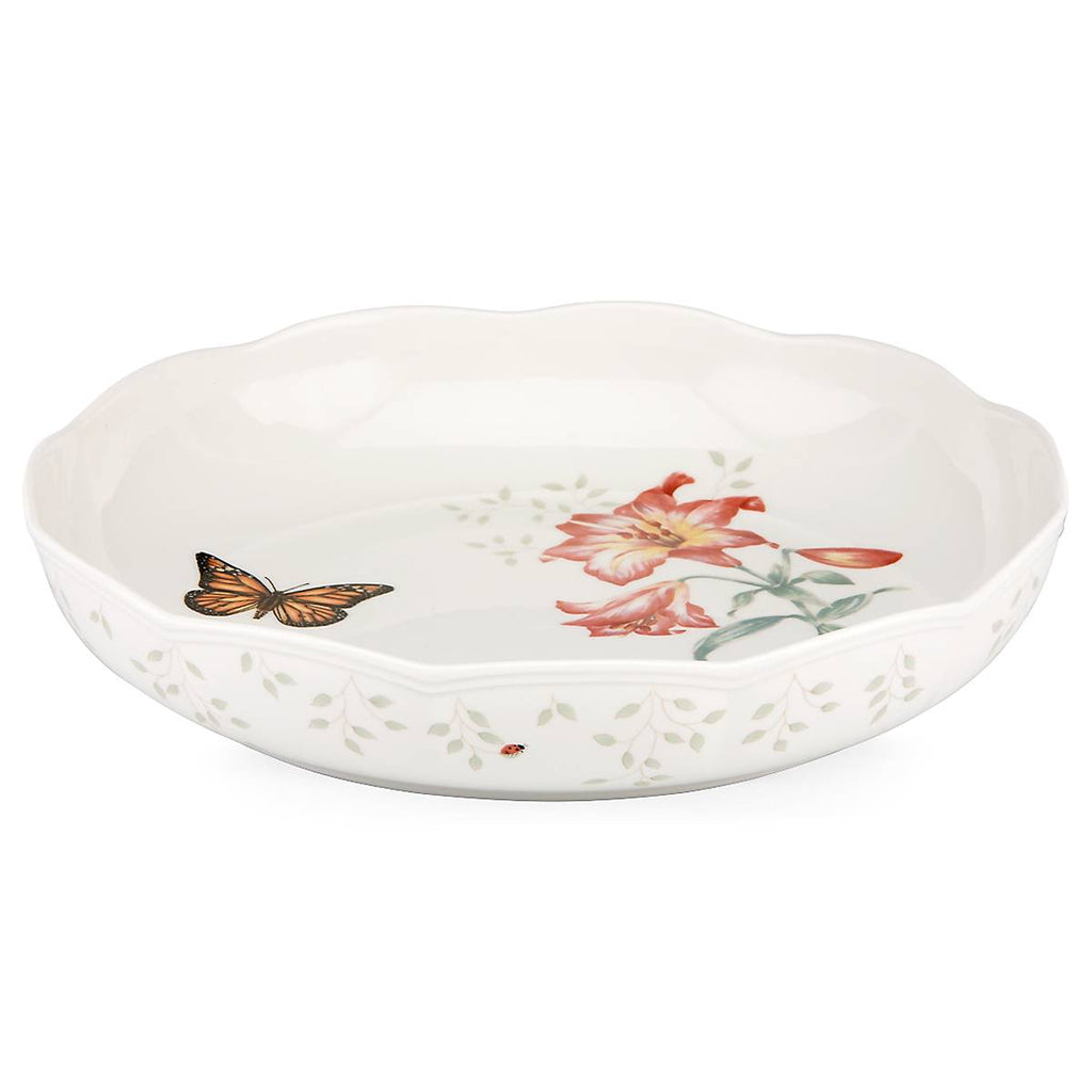 Lenox Butterfly Meadow Low Serving Bowl, porcelain (view 2)