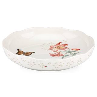 Lenox Butterfly Meadow Low Serving Bowl, porcelain (view 2)