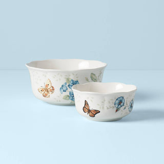 Lenox Butterfly Meadow 2-Piece Bowl Set, porcelain (view 2)