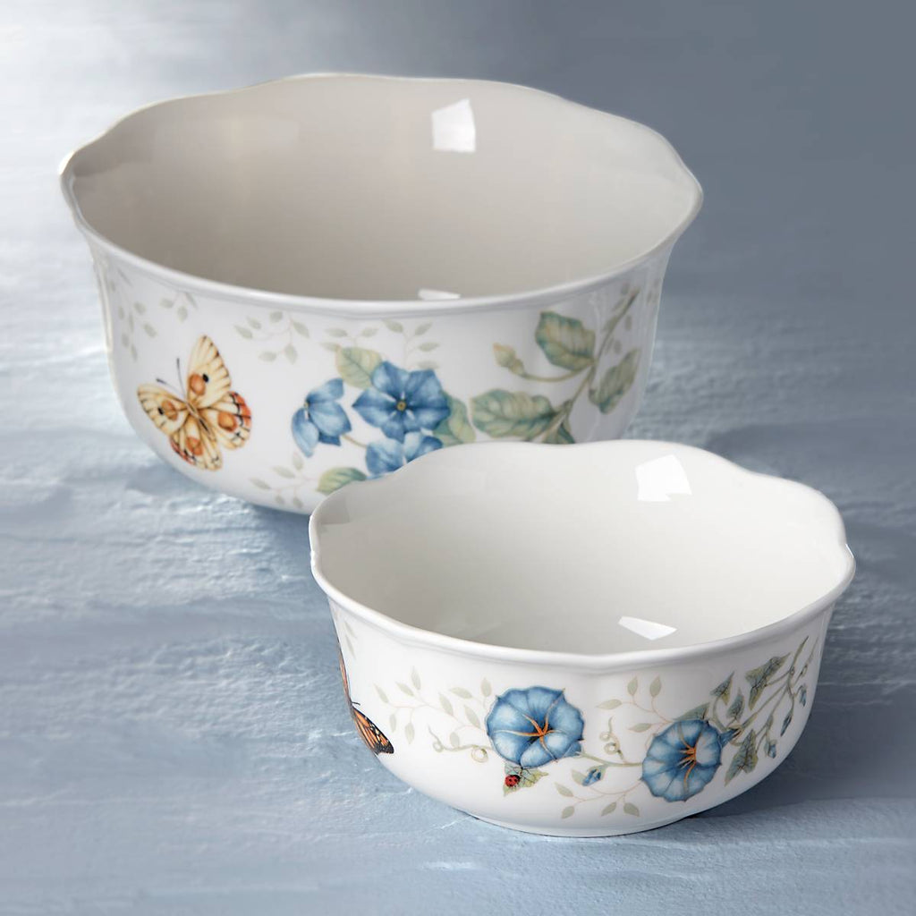 Lenox Butterfly Meadow 2-Piece Bowl Set, porcelain (view 4)