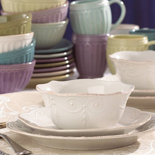 Lenox French Perle White 4-Piece Place Setting, stoneware (view 8)