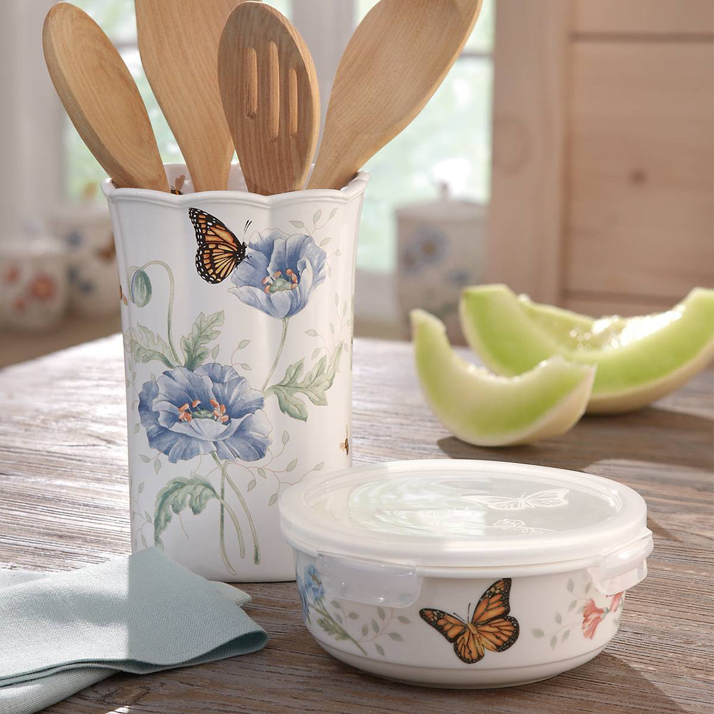Lenox Butterfly Meadow Serve & Store Container, porcelain (view 5)